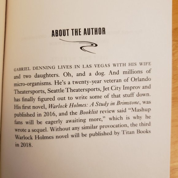 Warlock Holmes: The Hell-Hound of the Baskervilles by G.S. Denning (paperback) - Picture 5 of 5